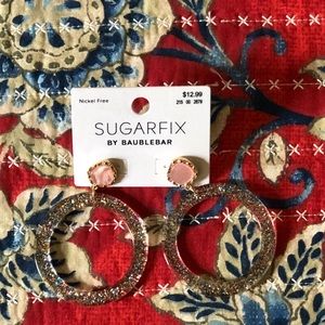 Sugarfix Pink, Multi-sparkle earrings! NWT